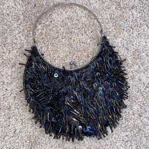 Sequin clutch purse